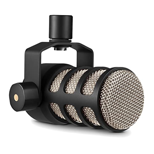 RØDE PodMic USB Versatile Dynamic Broadcast Microphone With XLR and USB Connectivity for Podcasting, Streaming, Gaming, Music-Making and Content Creation