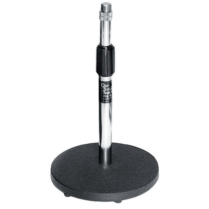 OnStage DS7200B Adjustable Desktop Microphone Stand, Black