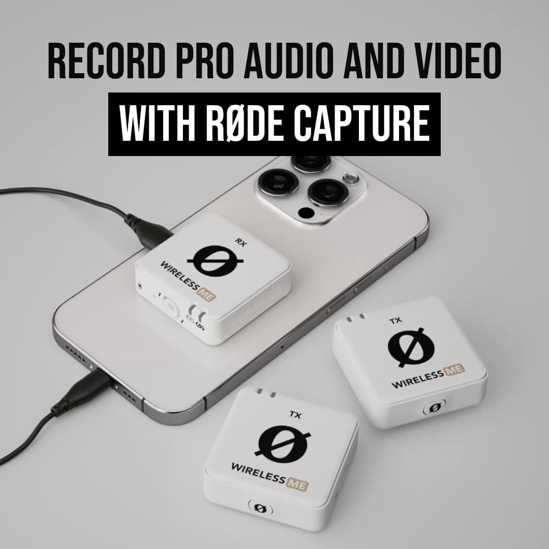 RODE Wireless PRO Compact Wireless Microphone System with Timecode, 32-bit Float On-board Recording, 2 Lavalier Microphones and Smart Charge Case for Filmmaking and Content Creation