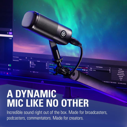 Elgato Wave Mic Arm LP - Premium Low Profile Microphone with Cable Management Channels, Desk Clamp, Versatile Mounting and Fully Adjustable, perfect for Podcast, Streaming, Gaming, Home Office