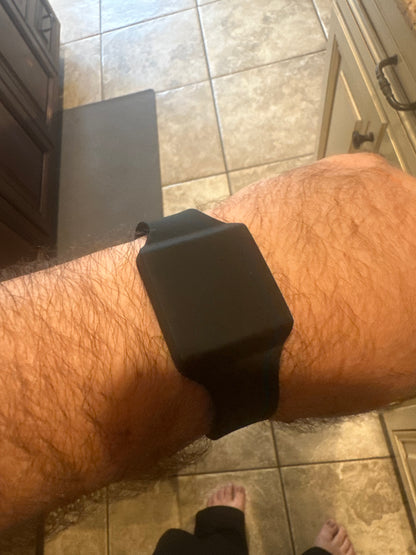 Podcast Beacon: Black Wristband Customized with Your Artwork